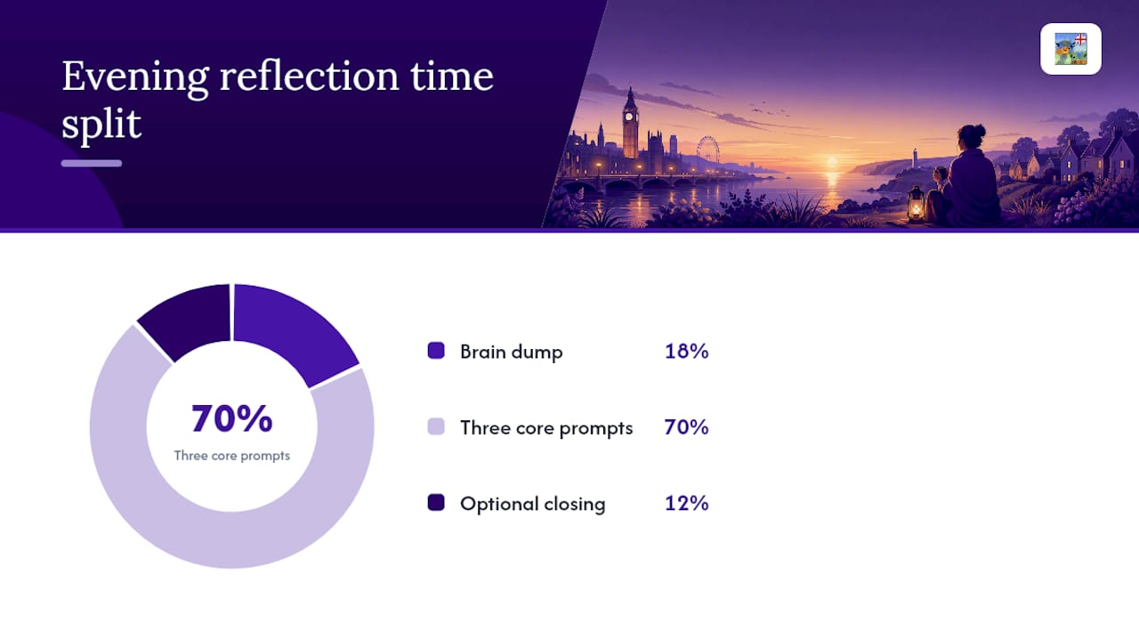The 5-Minute Evening Reflection Template You Can Use Tonight — overview diagram