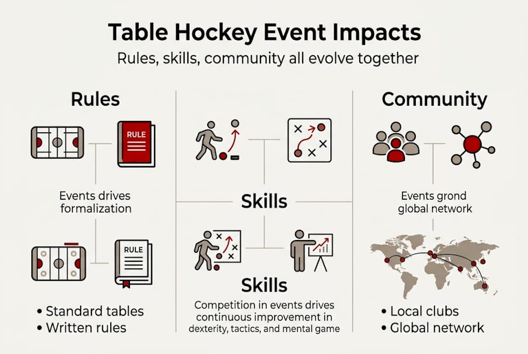 Infographic: impacts of table hockey events