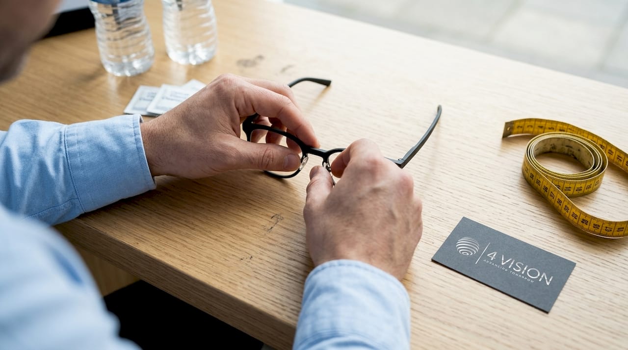 Hands adjusting unisex eyeglass nose pads