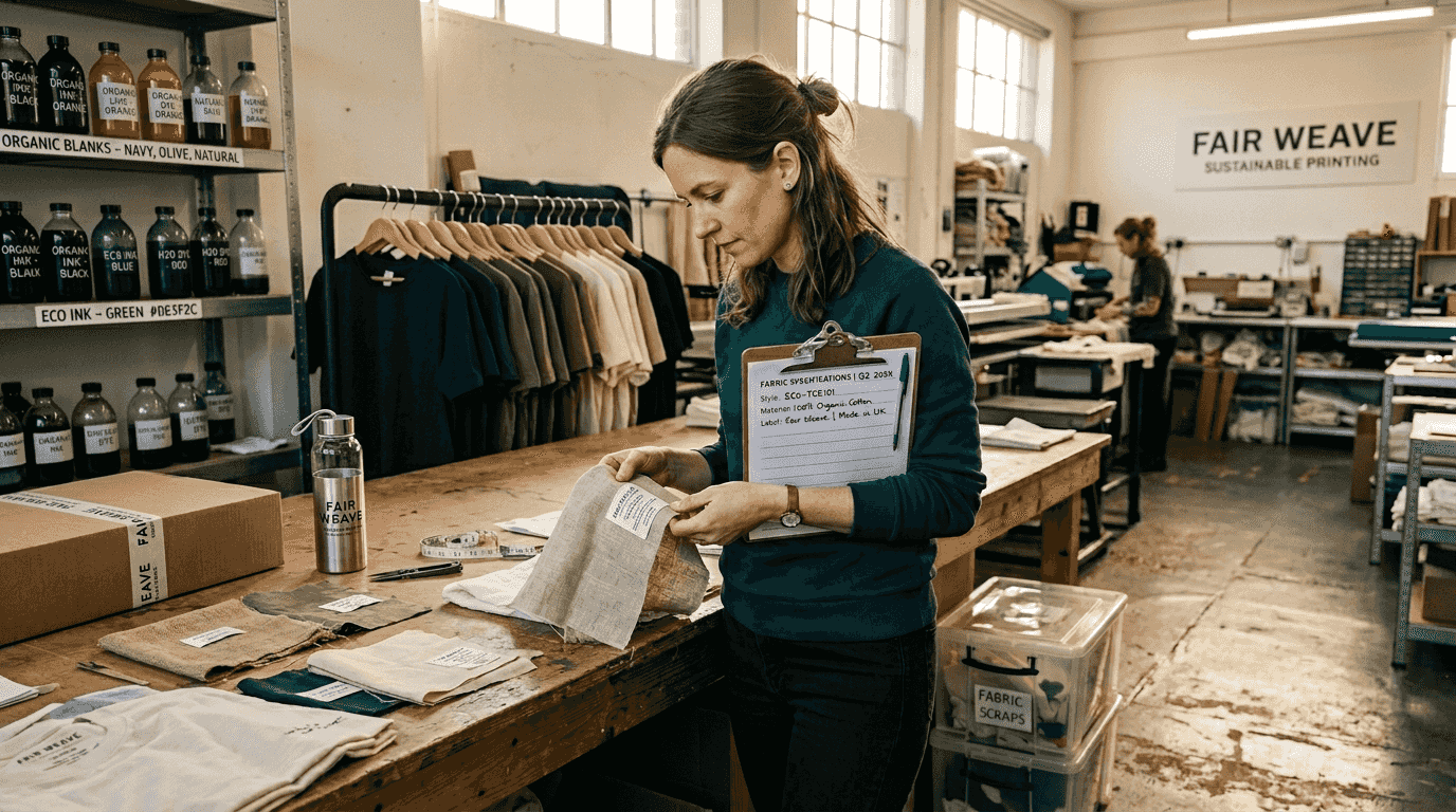 Examining eco-friendly materials in print studio