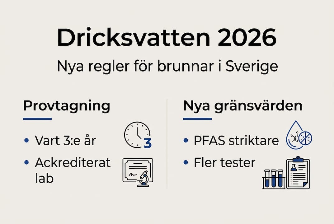 Faktaöversikt: krav och gränser för vårt dricksvatten