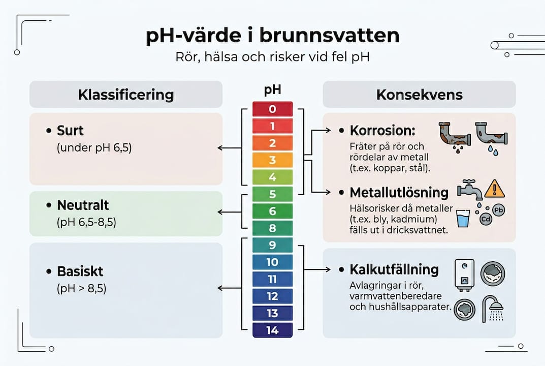 Grafisk översikt: pH-nivåer och deras påverkan