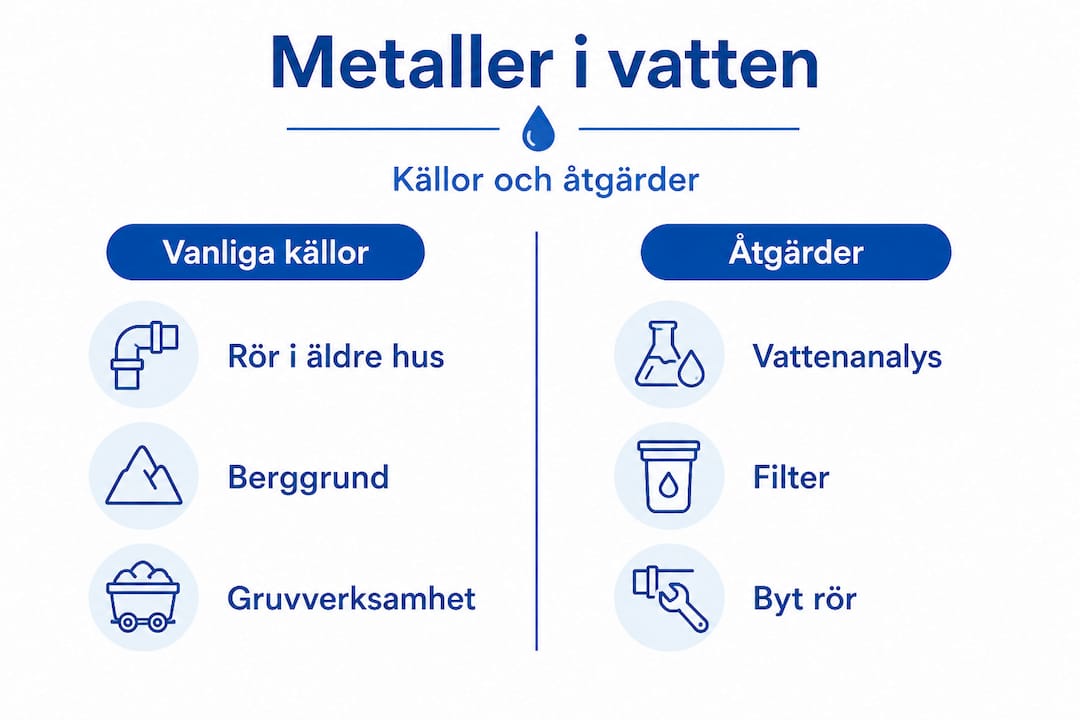 Illustration: Metaller i våra vattendrag – var de kommer ifrån och vad vi kan göra åt det