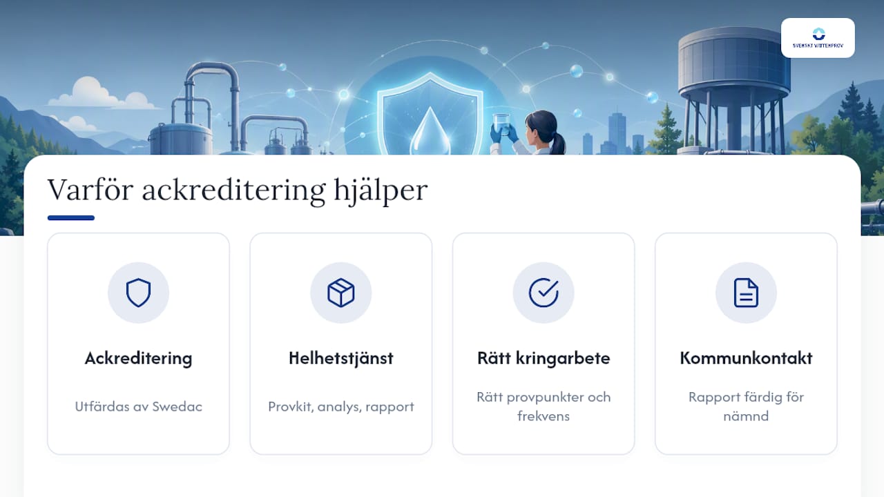 Varför en ackrediterad analyspartner gör skillnad — overview diagram