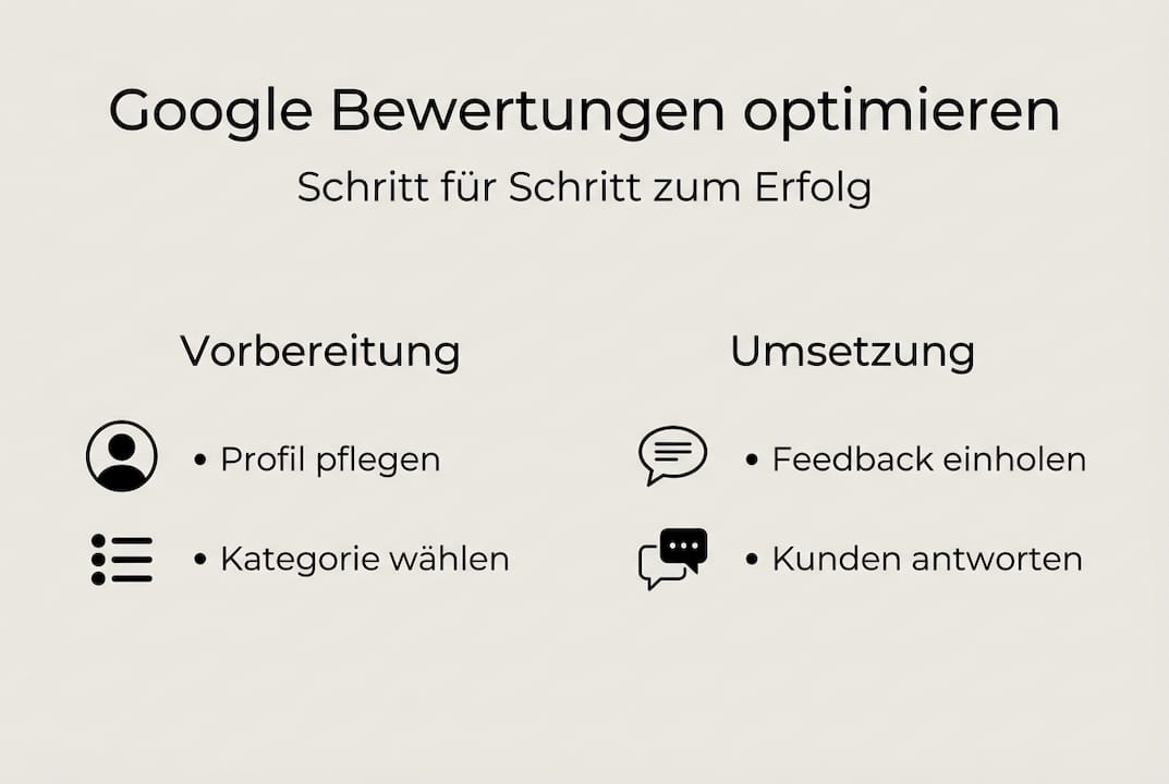 Infografik: So verbessern Sie Ihre Google-Bewertungen – Schritt für Schritt