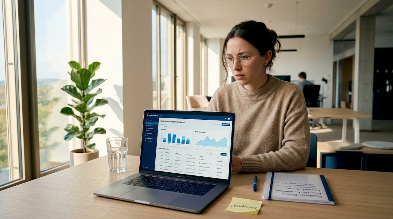 Professionelle Überprüfung von Meldungen in einer konzentrierten Arbeitsumgebung