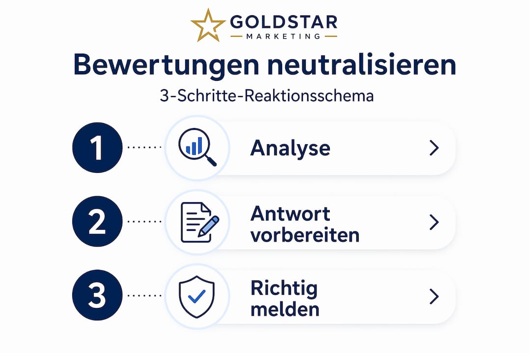 Infografik: So gehen Sie mit negativen Bewertungen richtig um