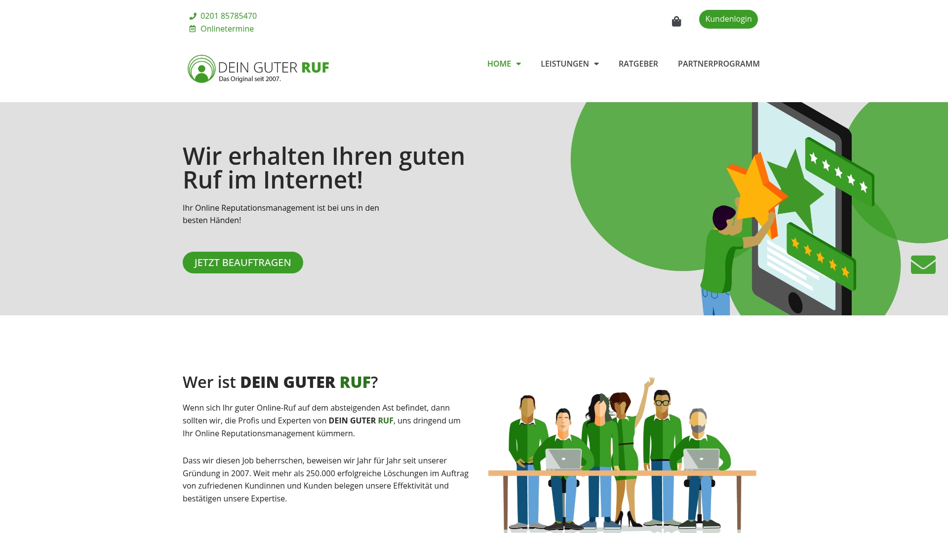 https://deinguterruf.de
