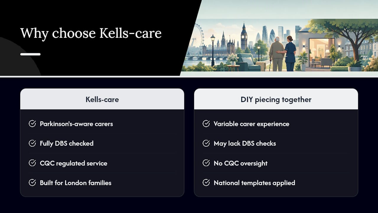 How Kells-care can help you take the next step — overview diagram