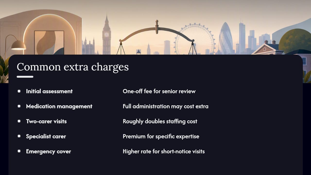 What extra costs catch families out? — overview diagram