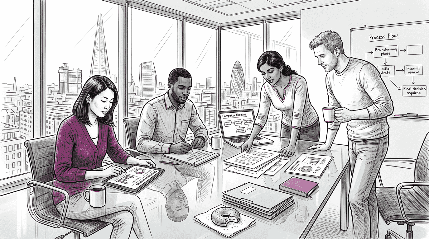 Creative content production steps for marketing success in 2026