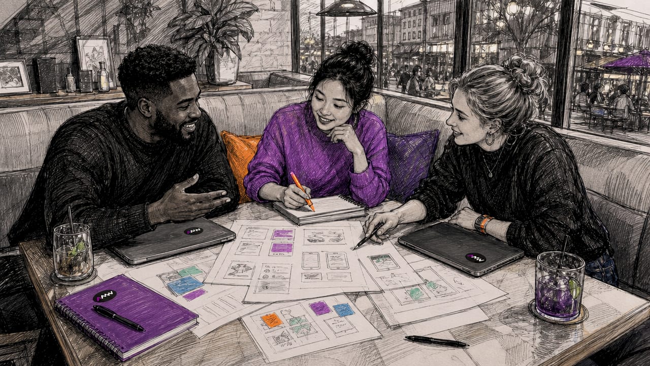 Wed Design Planning Coding Web design process guide: steps, tools, and tips | AMW Media