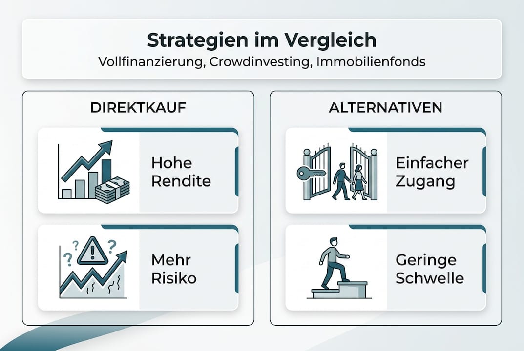 Grafik: So funktioniert Immobilieninvestition ohne eigenes Kapital