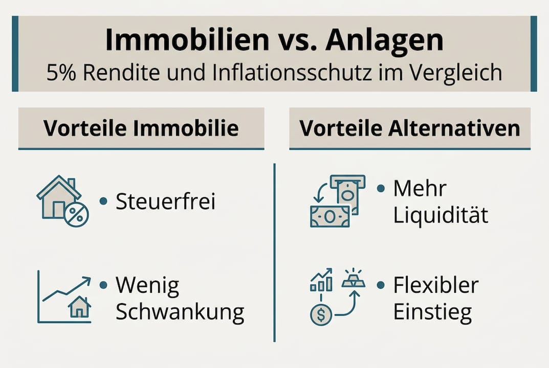 Übersicht: Die wichtigsten Immobilien- und Anlageformen im direkten Vergleich