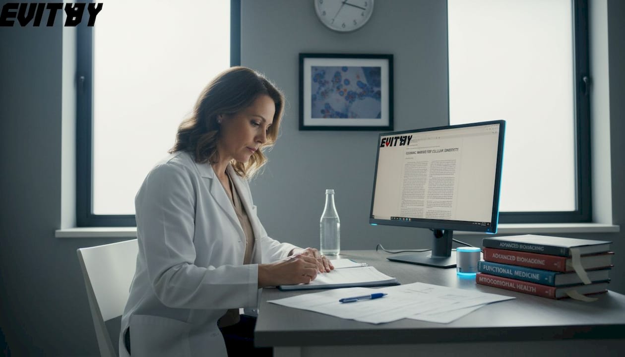 Clinician reviewing neuropathy clinical evidence