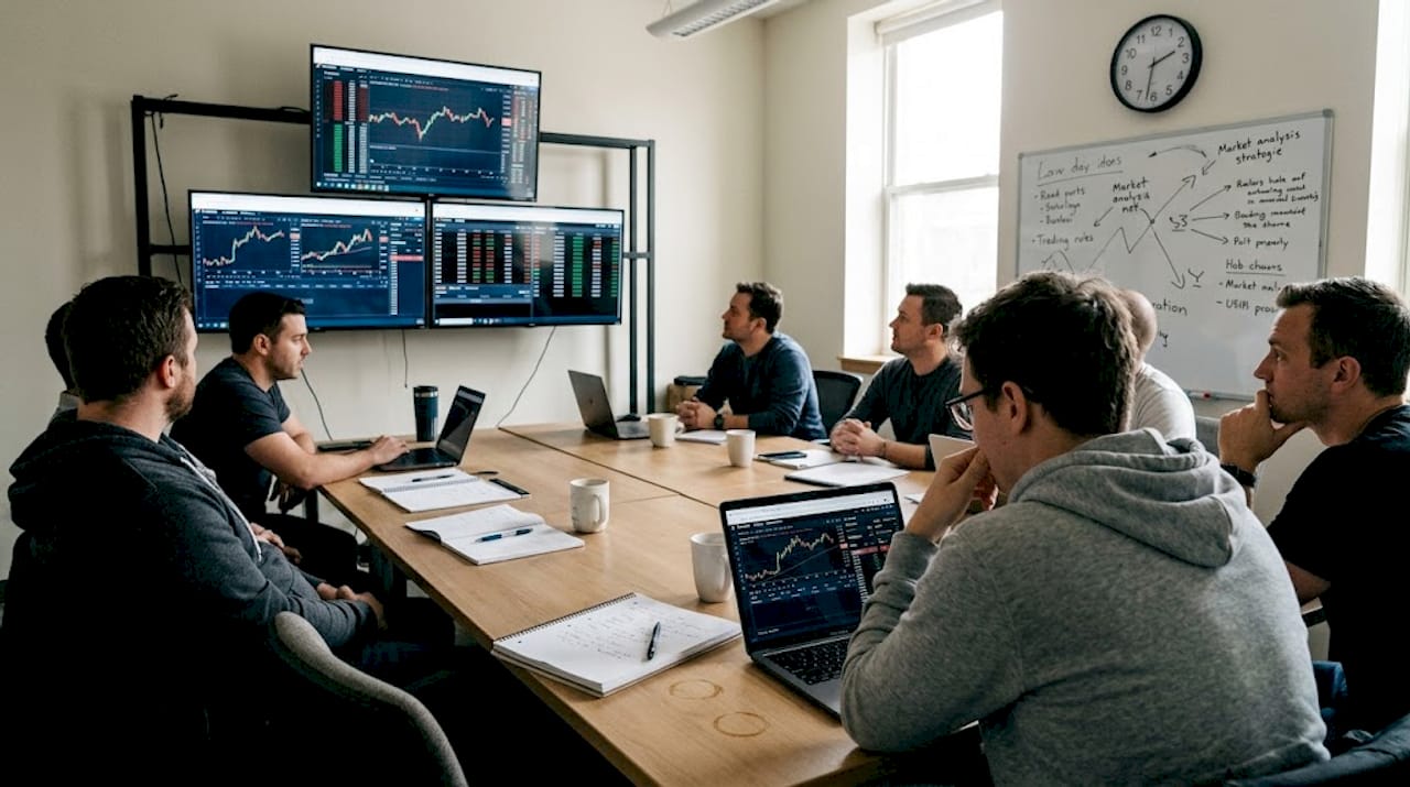 Classroom seeing synchronized live forex trades