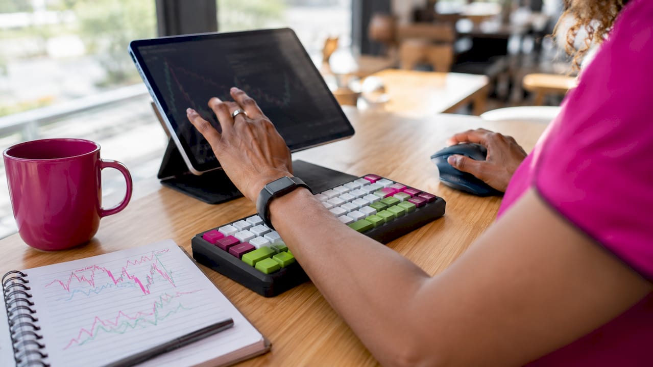 Hands using automated trading platform tools