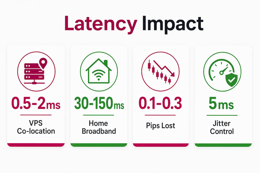 Infographic showing latency impact key stats