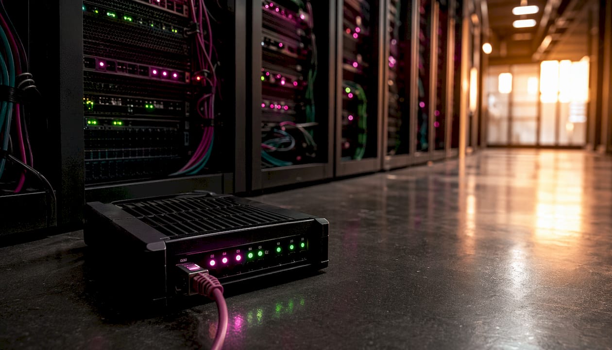 Server racks in data center VPS broker proximity