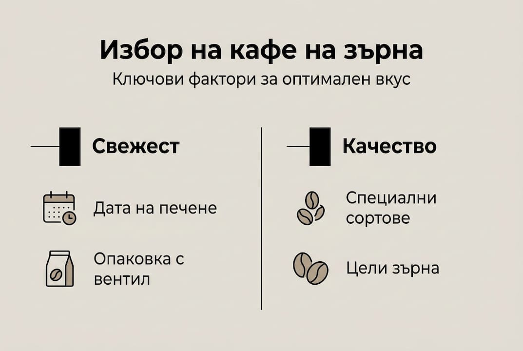 Инфографика: Как да изберем най-подходящото кафе на зърна