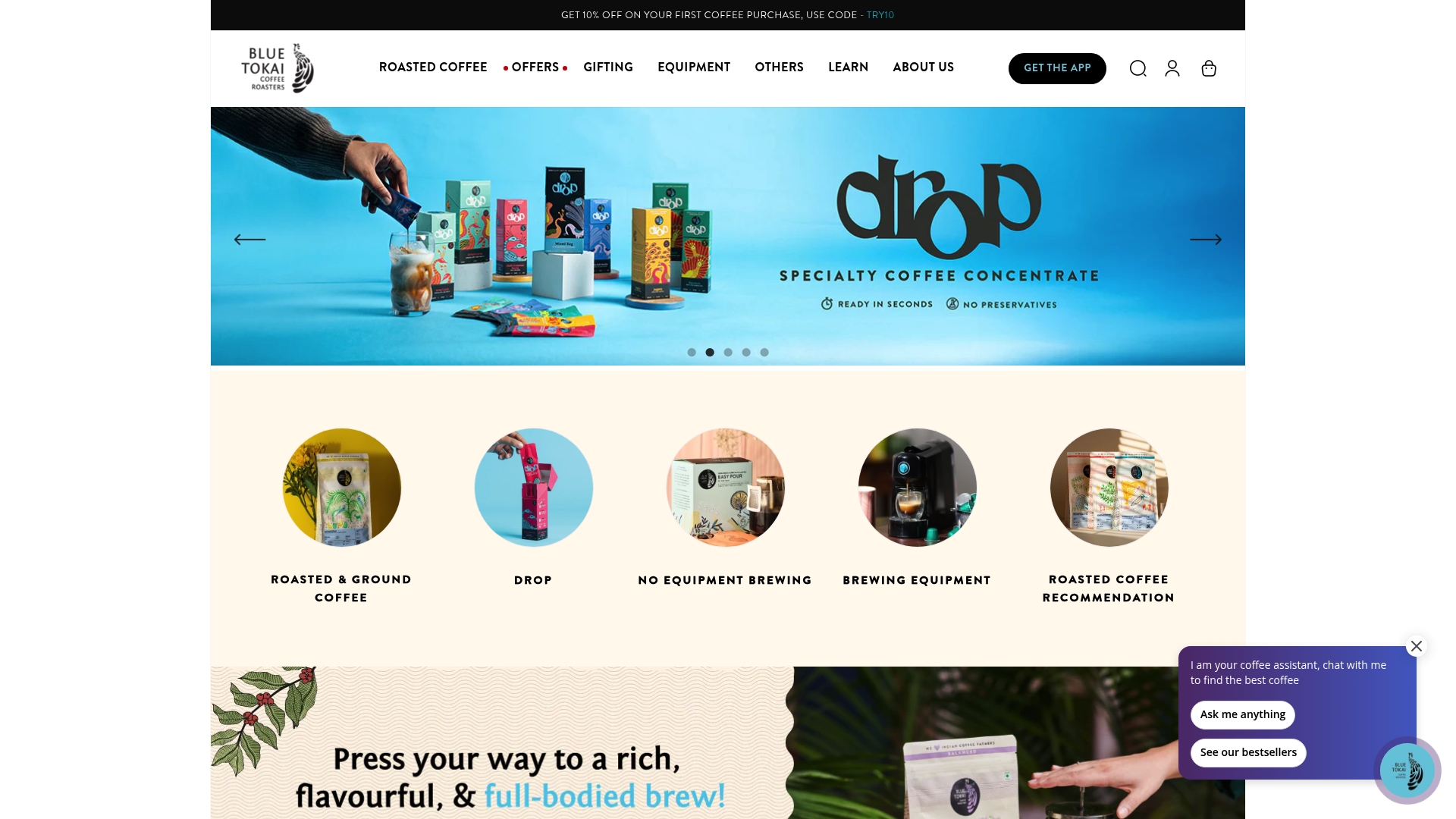 https://bluetokaicoffee.com
