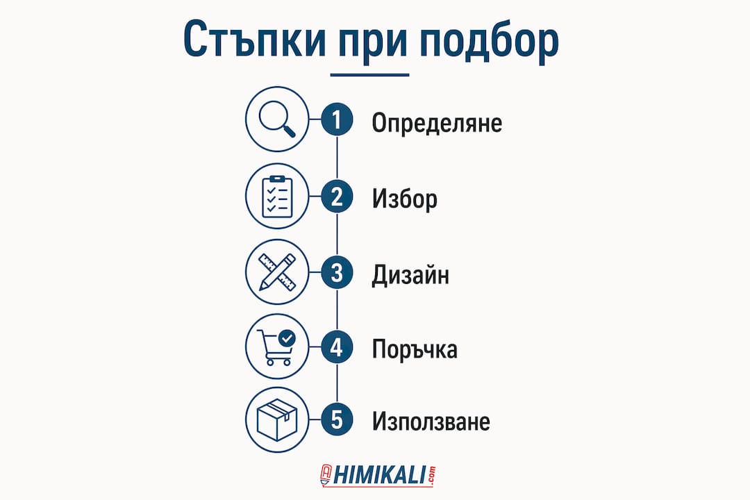 Инфографика: Как да изберем перфектния комплект тефтер и химикал – стъпка по стъпка