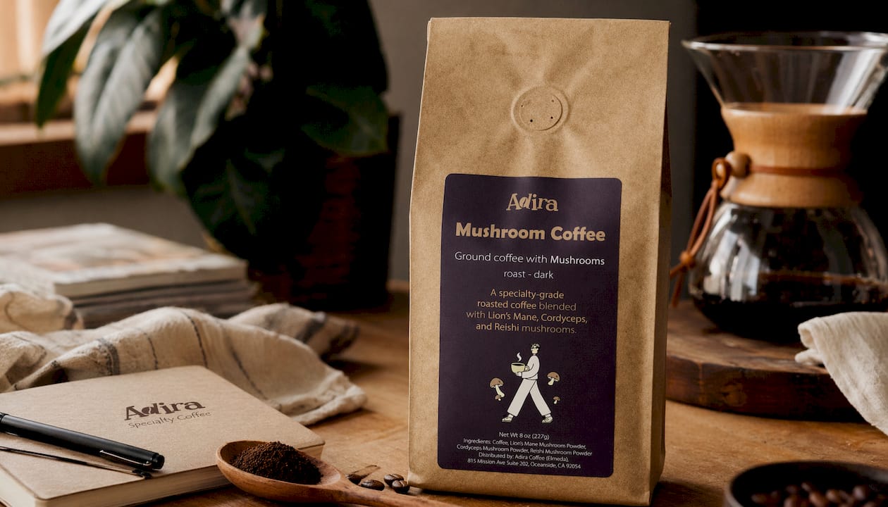 Mushroom Coffee (Dark Roast)