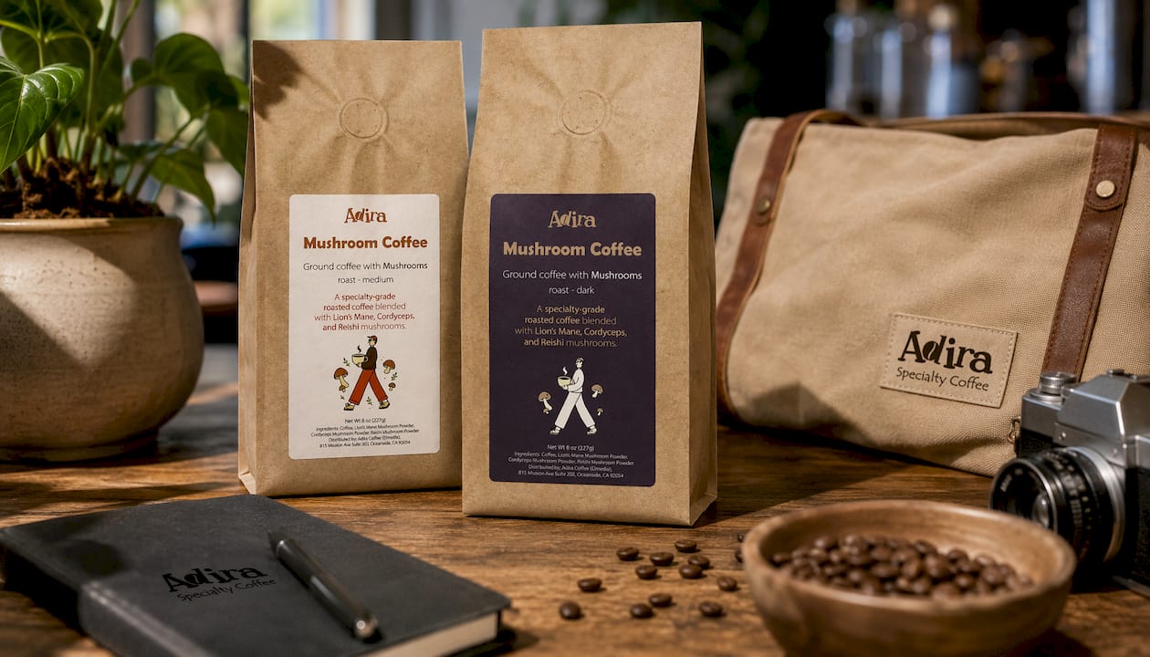 Mushroom Coffee (Medium Roast)