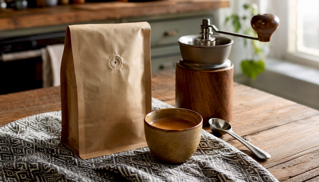 Small-batch coffee subscription with espresso shot