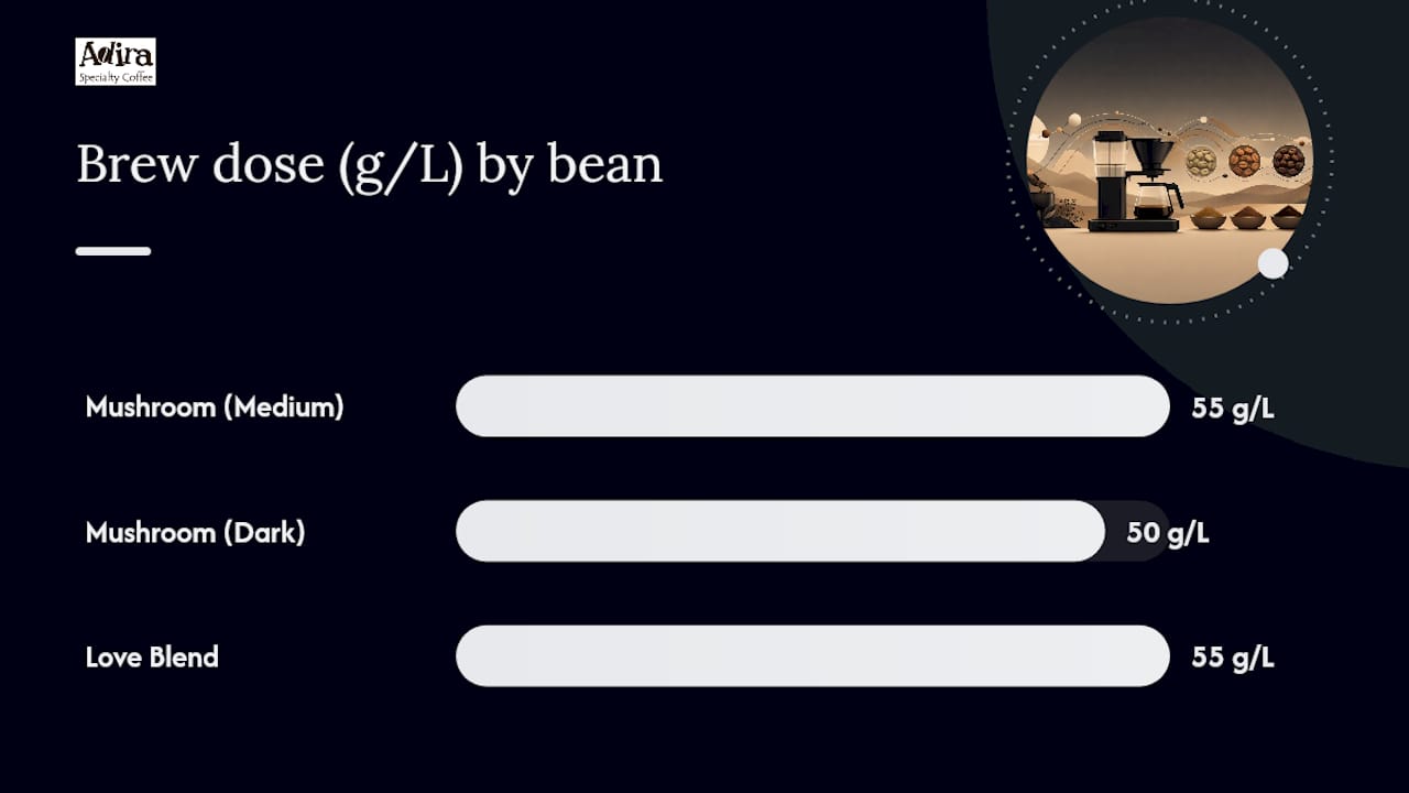 Which Adiracoffee beans work best in a Moccamaster? — overview diagram
