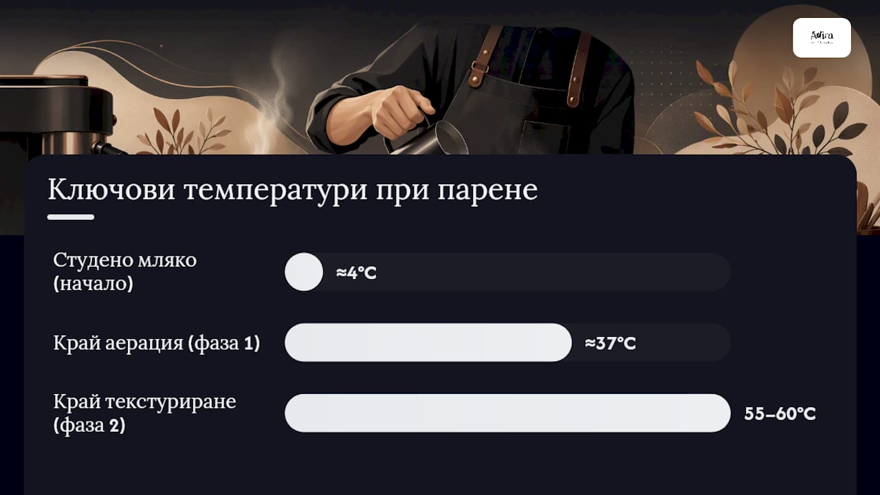 Как се прави микропяна: двуетапна техника за парене — overview diagram