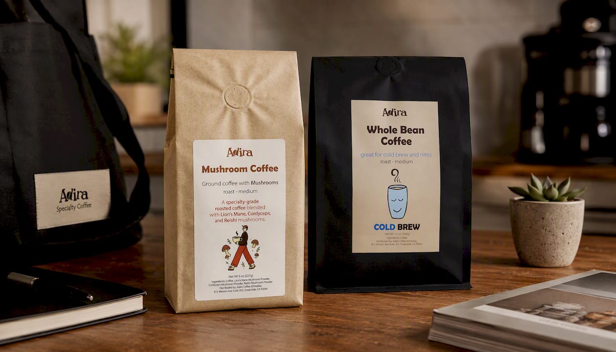 Mushroom Coffee (Medium Roast)