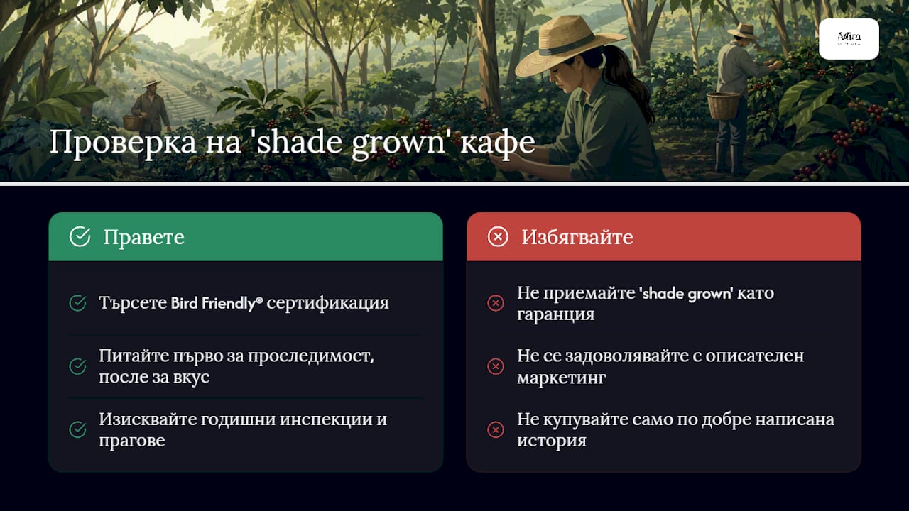 Sянката не е гаранция, а рамка за качество — overview diagram
