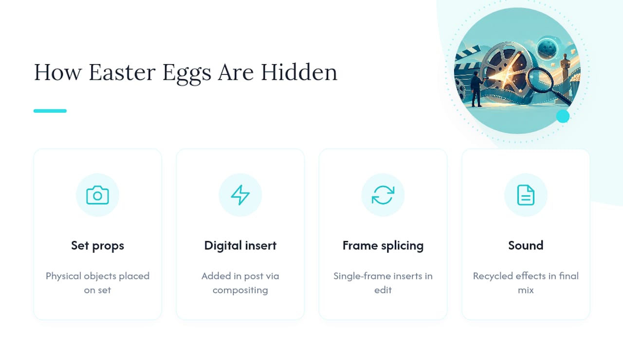 Four techniques filmmakers use to hide Easter eggs