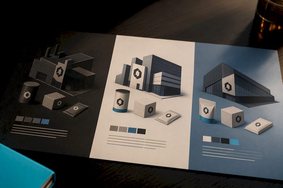 Fictional brand identity evolving across sequels