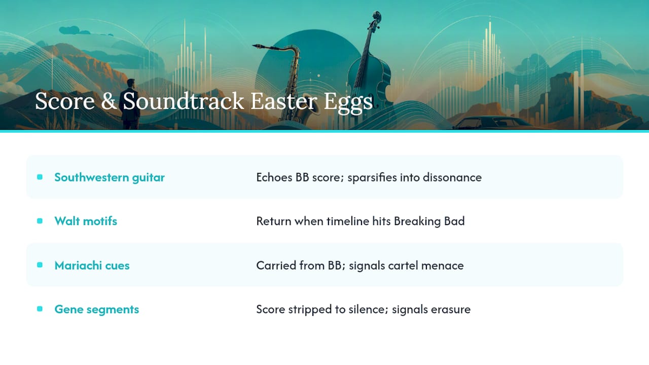 Easter Eggs Hiding in the Score and Soundtrack — overview diagram