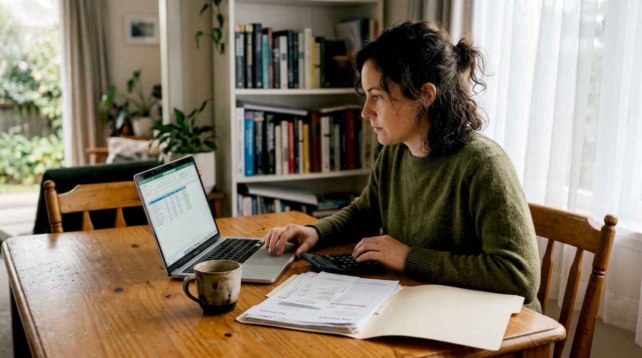 Developer entering Auckland project expenses