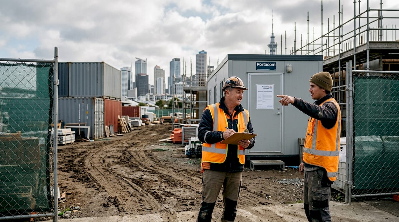 Site manager and contractor at Auckland build