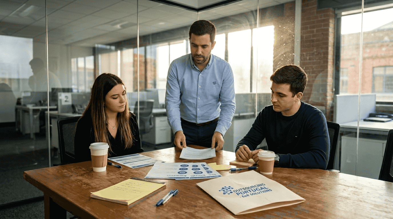 Onboarding session with employee benefits guides