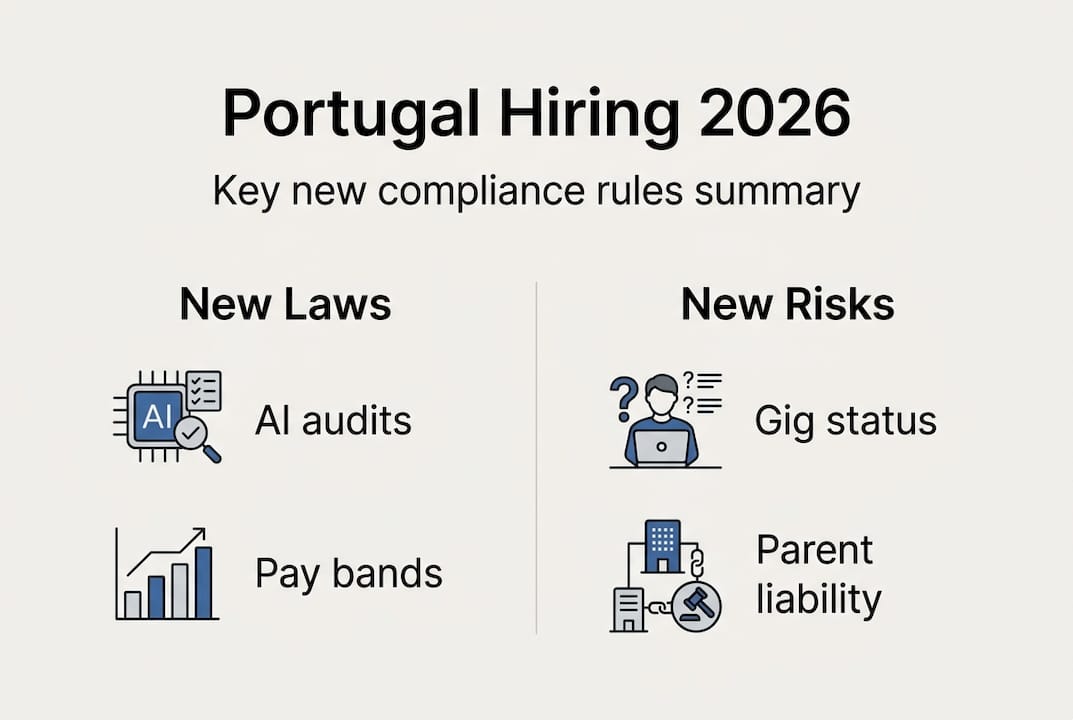 Infographic Portugal hiring compliance trends 2026