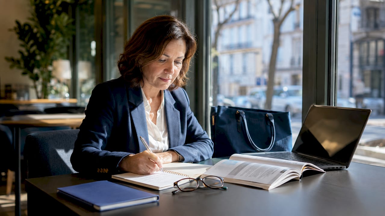 Hands taking notes on Portugal employment law