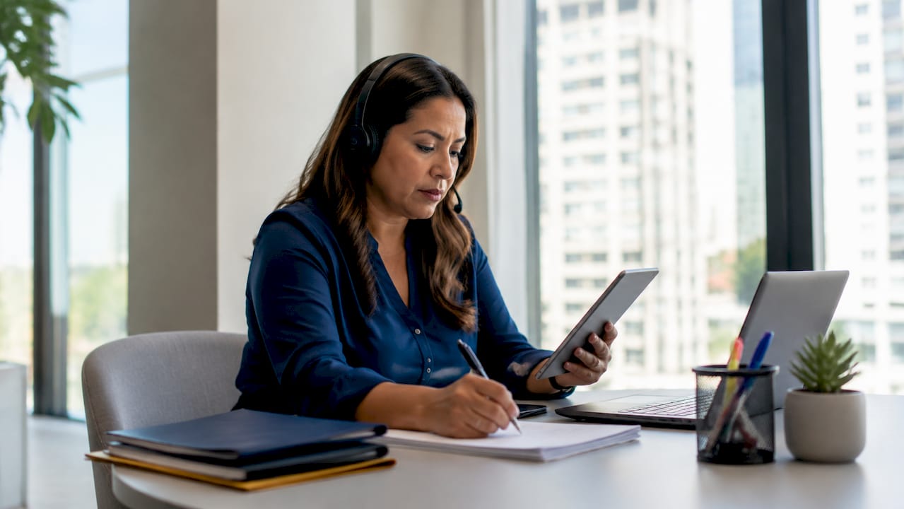 HR recruiter on intake call defining qualifications