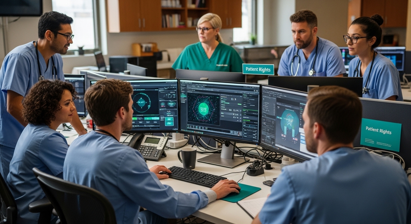 healthcare staff records security