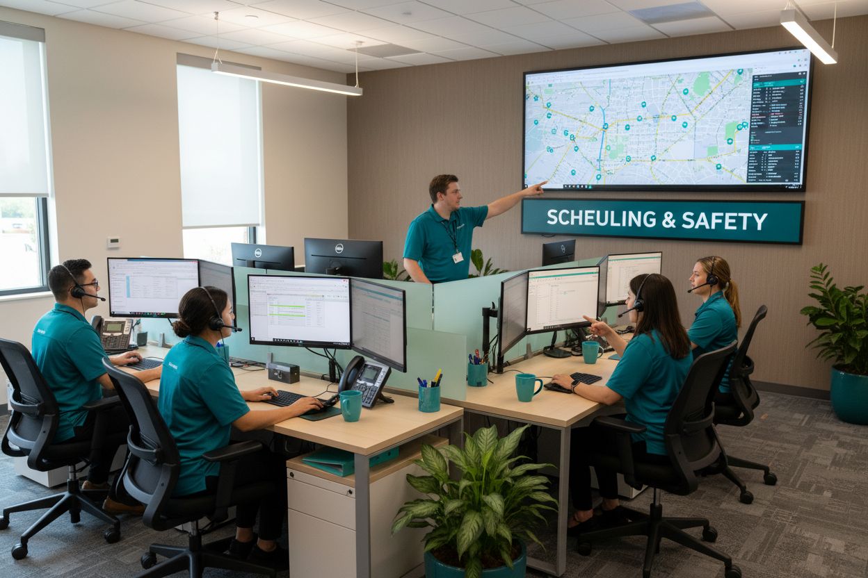 nemt provider operations, dispatch, scheduling