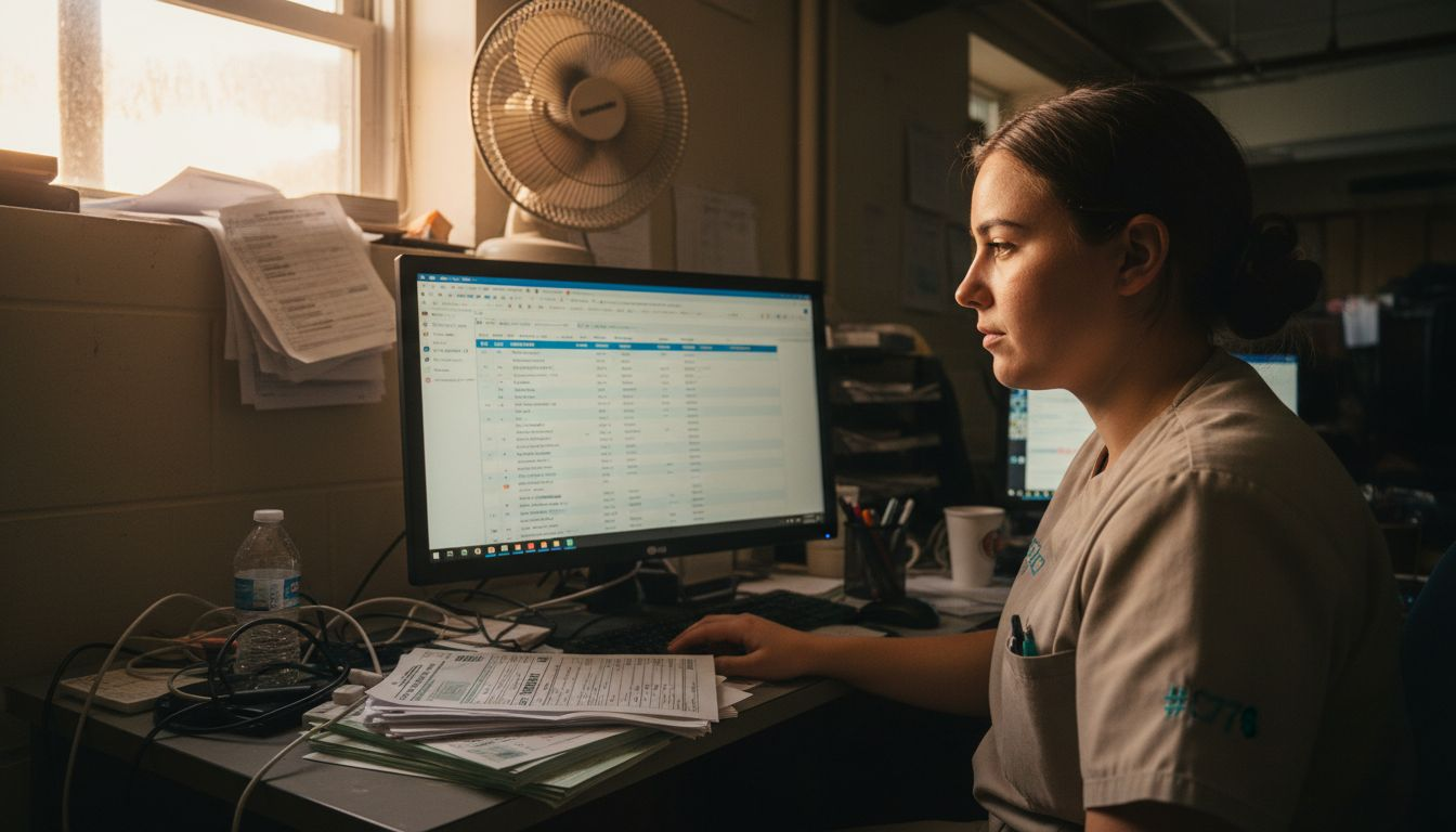 Scheduler arranges Medicaid transport on touchscreen