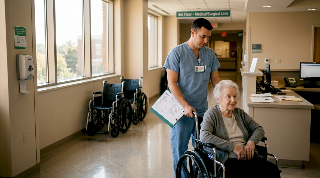 Patient logistics basics: optimize hospital transport