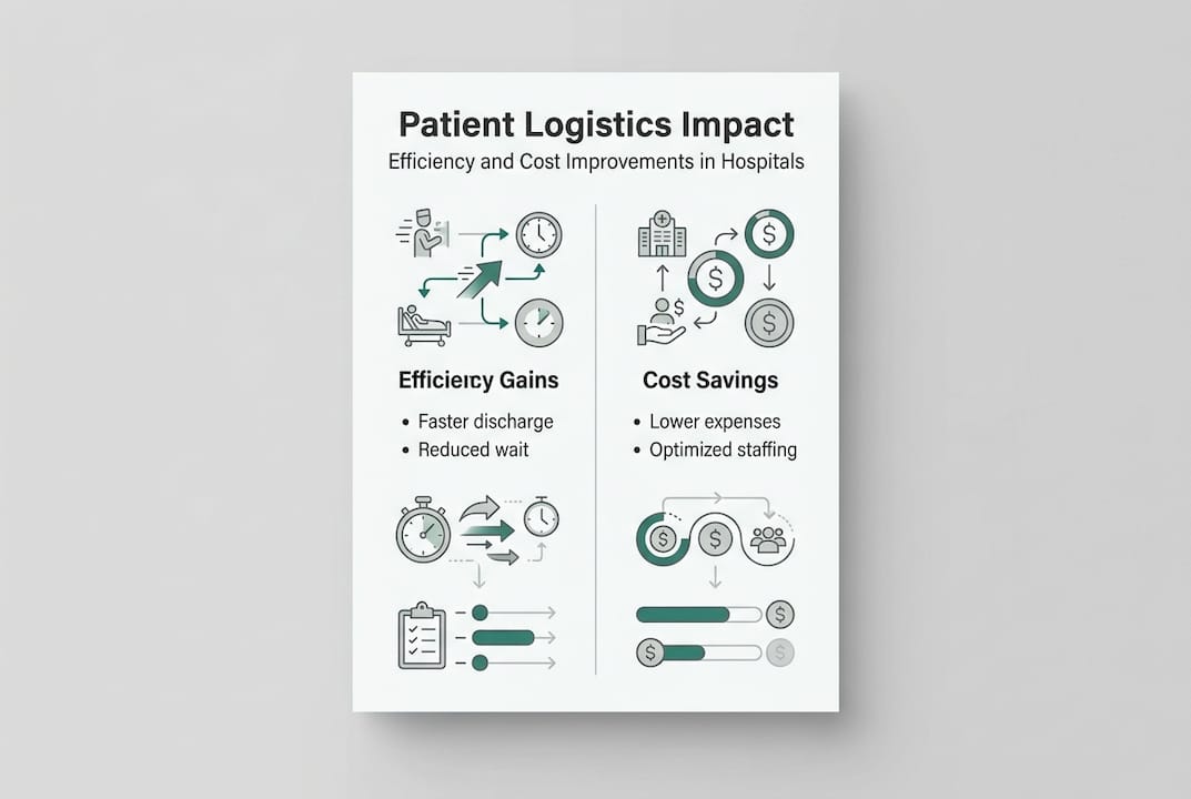 Infographic highlighting efficiency and cost gains