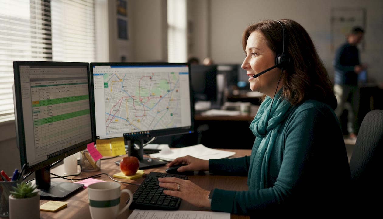 Transportation coordinator scheduling patient rides