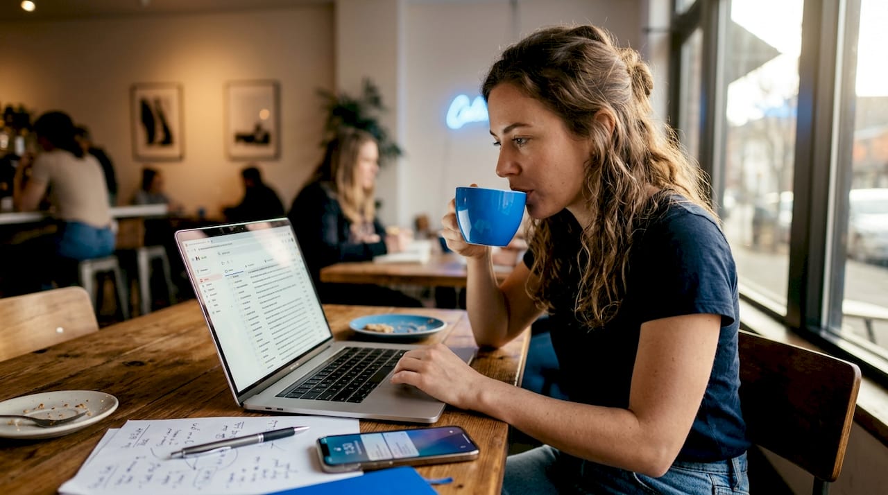 Developer managing SSL certificate renewals at kitchen table