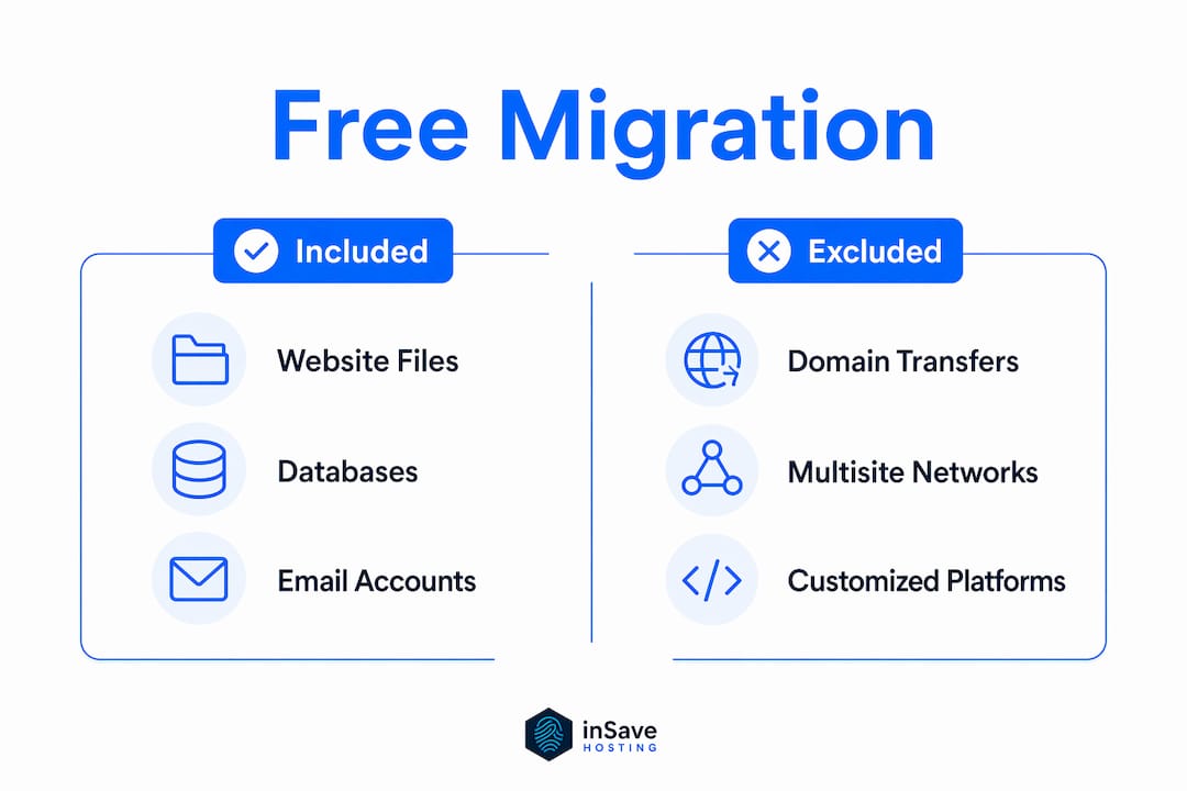 Infographic contrasting free migration inclusions and exclusions